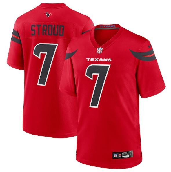 C.J. Stroud Houston Texans Nike Alternate Game Jersey - Red