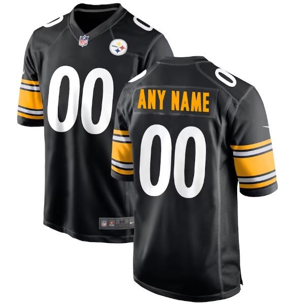 Pittsburgh Steelers Nike Custom Game Jersey - Black